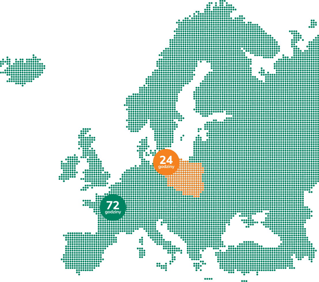 Mapa Dostaw